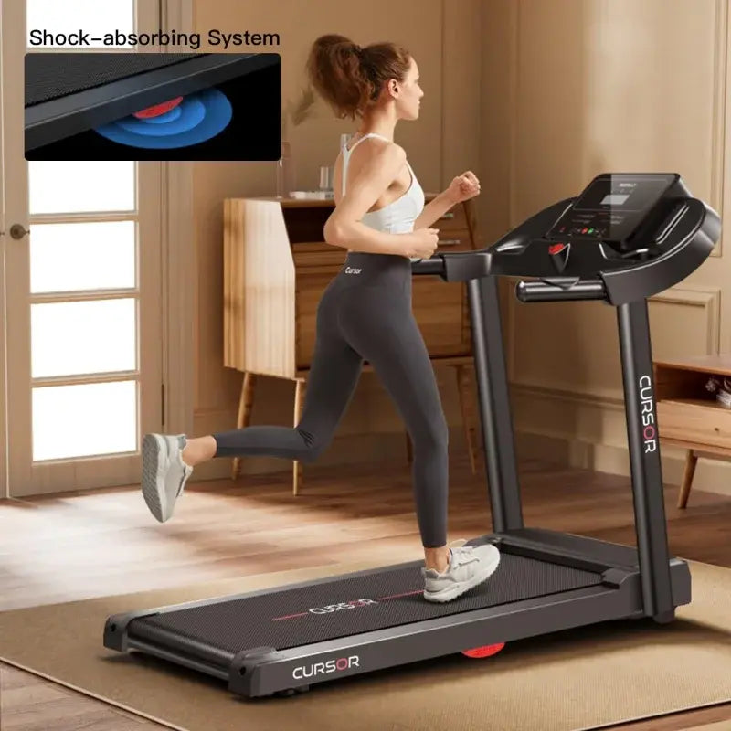 Cursor Fitness Folding Home Treadmill