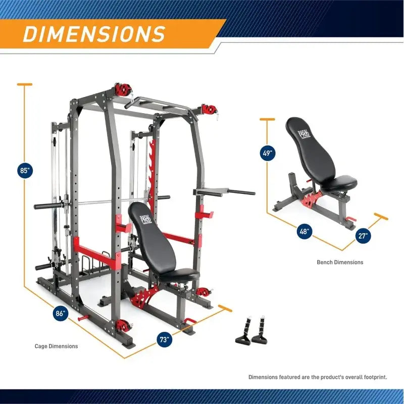 Marcy 3 in 1 Home Gym System