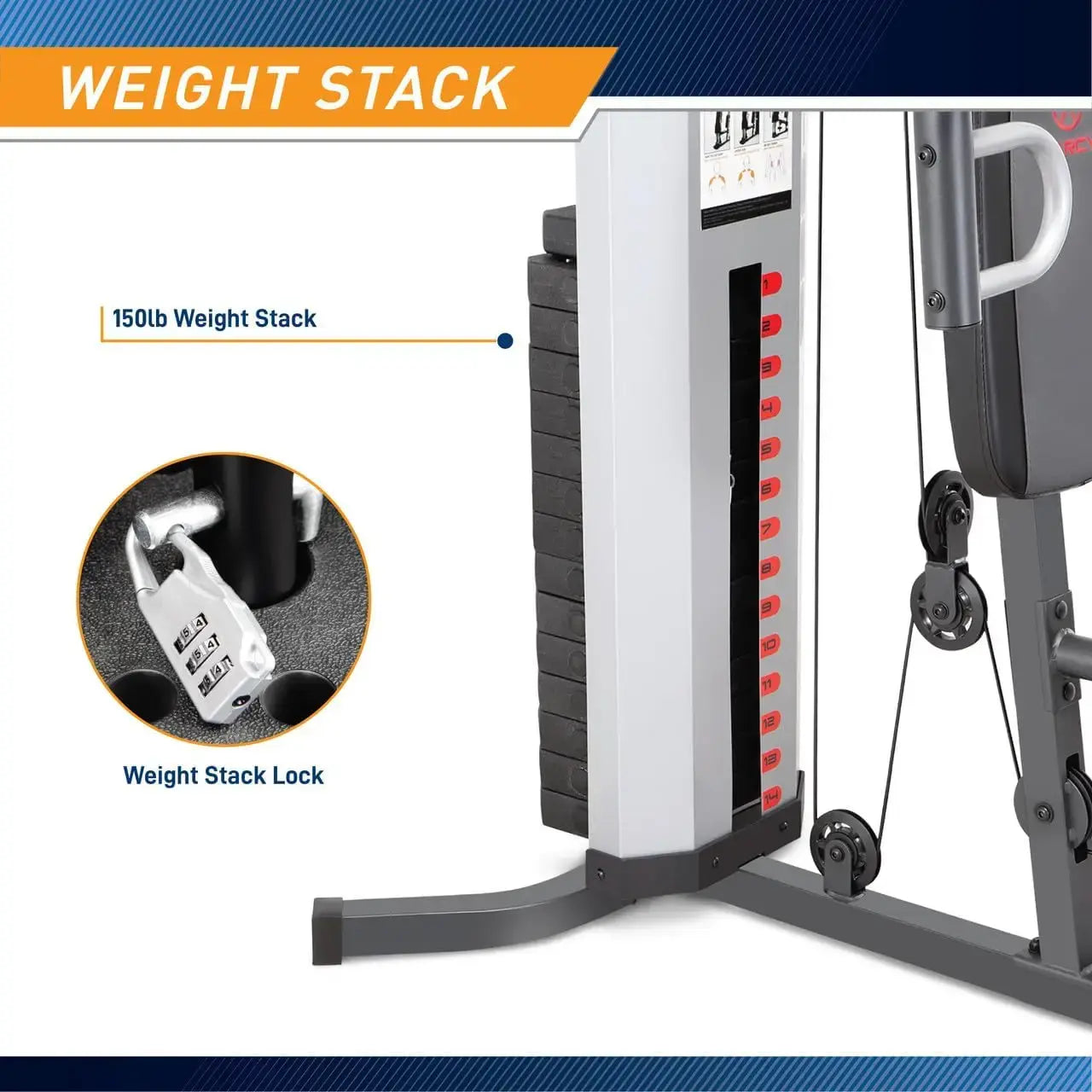 Marcy Steel Home Gym Machine