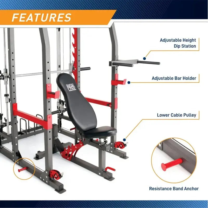 Marcy 3 in 1 Home Gym System